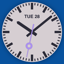 Railway Clock Watch Face