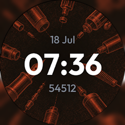 Éclaté – watch face