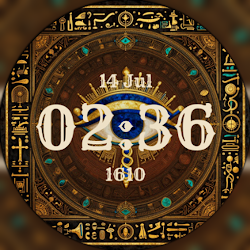 Égyptien – Gold Watch Face