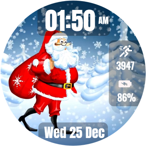Christmas Walk Watch Face