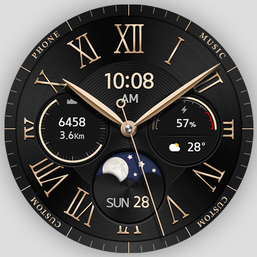 ISAAC WATCH HJ1992 Gold