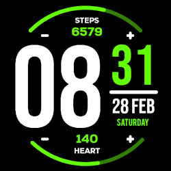 Impact Digital Watch Face