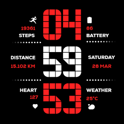 Matrix Digital WatchFace