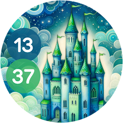 Magic Green Castle Watch Face