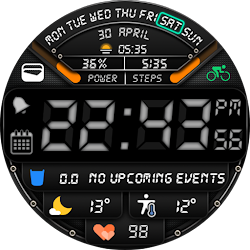 Digital Watch Face MB262