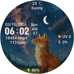 MKW FOX - Cute watch face