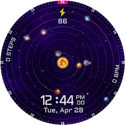 MKW SOLAR SYSTEM Watch Face