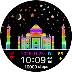 MKW Taj Mahal Retro Watch face