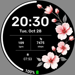Simple Floral Watch face