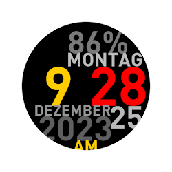 Huge German Watch Face