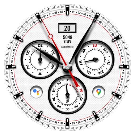 NW080: Analog watch face