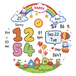 NW136: Digital watch face