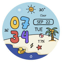 NW138: Digital watch face
