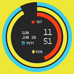 Metro Arc Watch Face