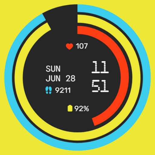 Metro Arc Watch Face