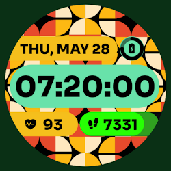 Modern Tile Watch Face