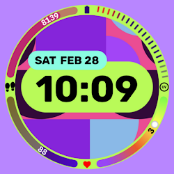 Neon Orbit Watch Face