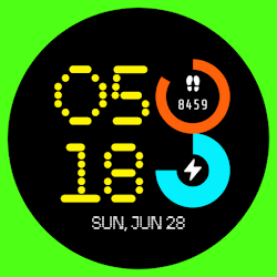 Neon Volt Watch Face