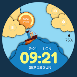 Ocean Sails Watch Face