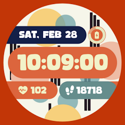 Pop Time Watch Face