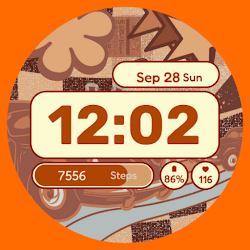Retro Ride Watch Face