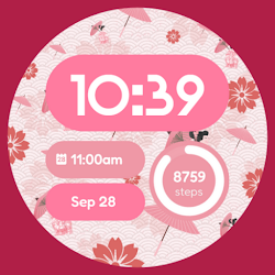 Sakura Bloom Watch Face