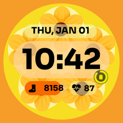 Solar Bloom Watch Face