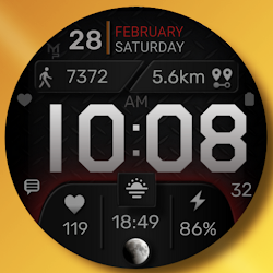 TWOOSTY - Digital Watch Face