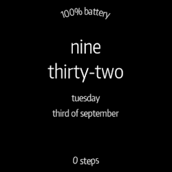 Letters Watch Face