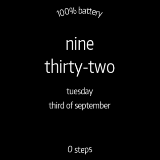 Letters Watch Face