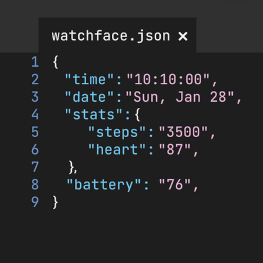 Json Watch Face