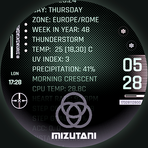 Cyberpunk Deck Watch Face