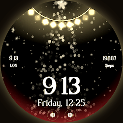 Christmas Snow Watch Face