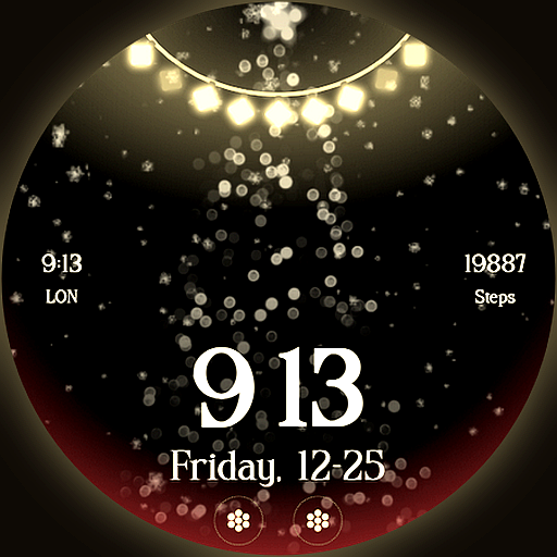 Christmas Snow Watch Face