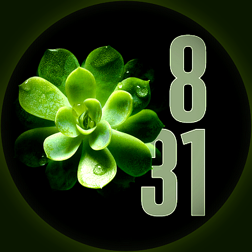Liquid Glass Watch Face