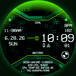 Sparkling Technoise Watch Face