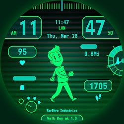 Walking Boy Watch Face