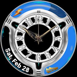 A029 Alien Analog Watch Face