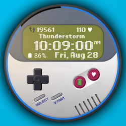 Retro Handheld Watch Face A110