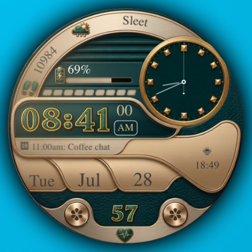 A121 SH Leather Watchface