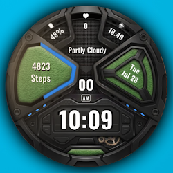 A123 Leather Digital Watchface