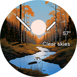 Autumn Birch Forest Watch Face
