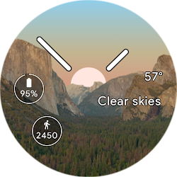 Horizon Yosemite Watch Face
