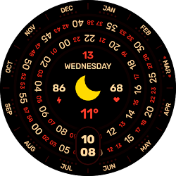 Concentric Watch Face