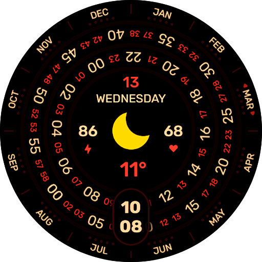 Concentric Watch Face