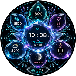 Crystal Bloom Luxury WatchFace
