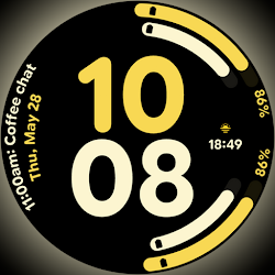 Digital Arc 2 - Watch face
