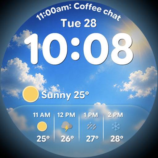 Digital Weather 3 - Watch face