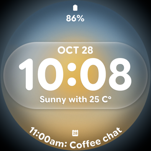 Glass Weather 4 - Watch face