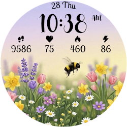 Animated Flying Bee WearOS WF
